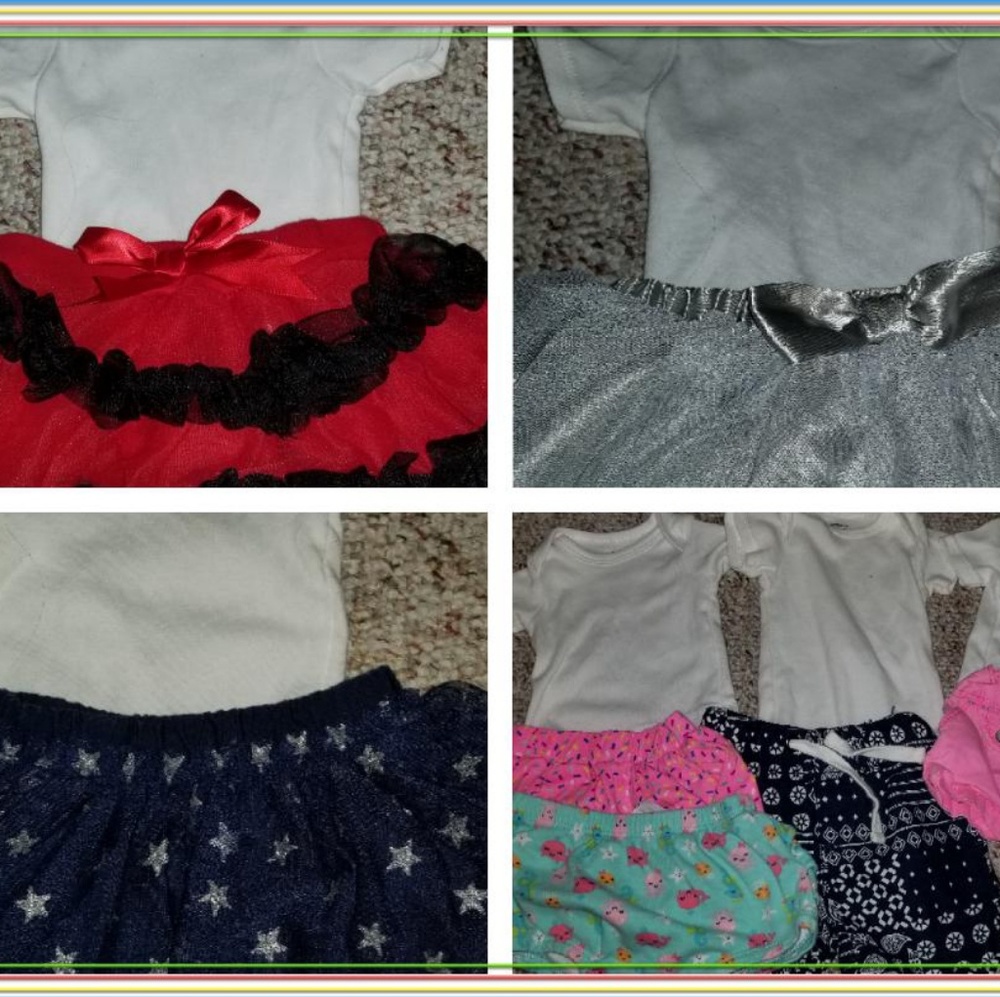 Summer clothes 0 to 3 months and 3 months